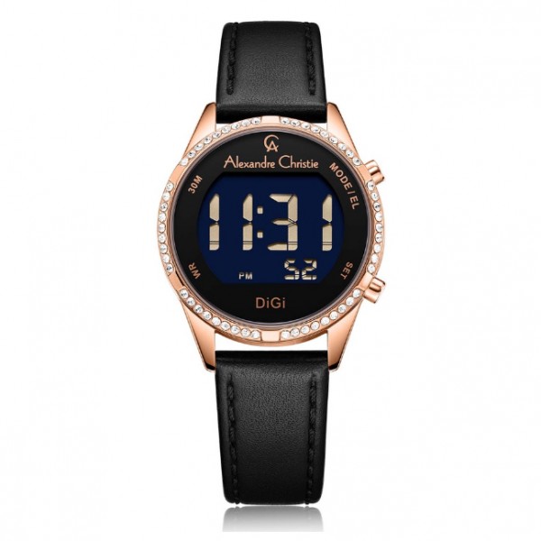 Alexandre Christie AC 9354 Rosegold Black Diamond LHLRGBA 